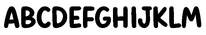 Merry Sprinkles Regular Font UPPERCASE