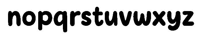 Merry Sprinkles Regular Font LOWERCASE