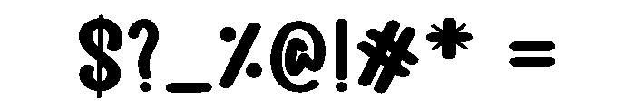 Merry Sprinkles Font OTHER CHARS