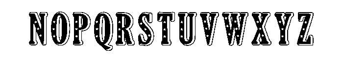 Merry Star Regular Font LOWERCASE