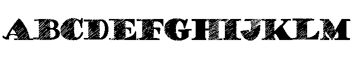 Merry Stripes Font UPPERCASE