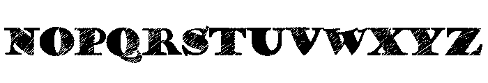 Merry Stripes Font UPPERCASE