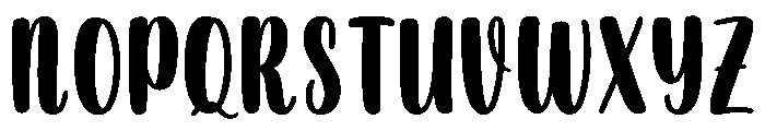 Merry Sunday Script Font UPPERCASE