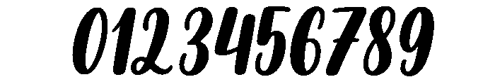 Merry Sunday Slant Font OTHER CHARS