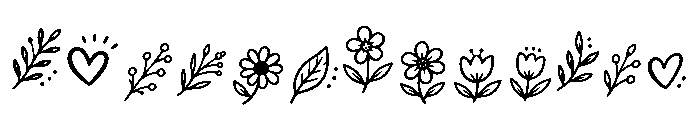 Merry Sunday Swash Font LOWERCASE