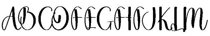 Merry Sunday Font UPPERCASE