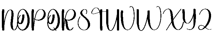 Merry Sunday Font UPPERCASE
