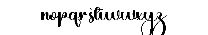 Merry Sunday Font LOWERCASE