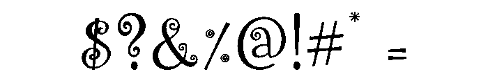 Merry Tales Font OTHER CHARS