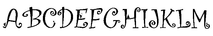 Merry Tales Font UPPERCASE