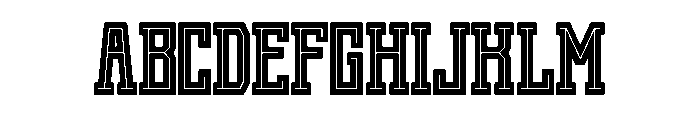 Merry Varsity Regular Font UPPERCASE