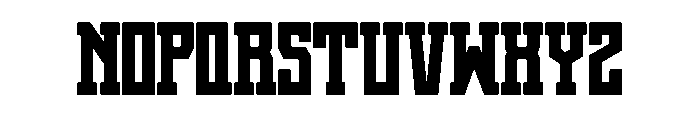 Merry Varsity Regular Font LOWERCASE
