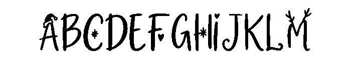 Merry Whimsy Regular Font UPPERCASE