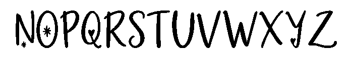 Merry Whimsy Regular Font UPPERCASE
