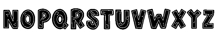 Merry ginger Font UPPERCASE