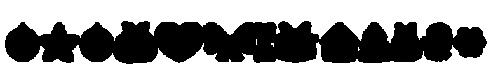 MerryBracelet-Decor Font UPPERCASE