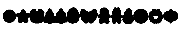 MerryBracelet-Decor Font LOWERCASE