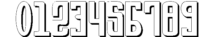 MerryChristmasShadow Font OTHER CHARS
