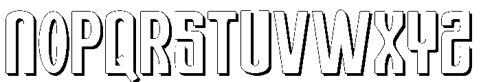 MerryChristmasShadow Font UPPERCASE