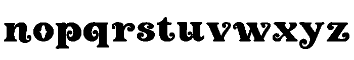 Merrycrest Regular Font LOWERCASE