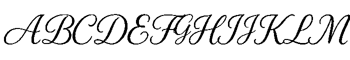 Merryline Script Font UPPERCASE