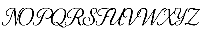 Merryline Script Font UPPERCASE