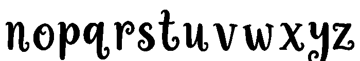 Merrylune Font LOWERCASE