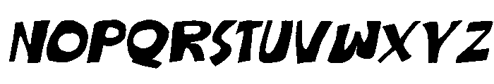 Merv Comeow Italic Font UPPERCASE