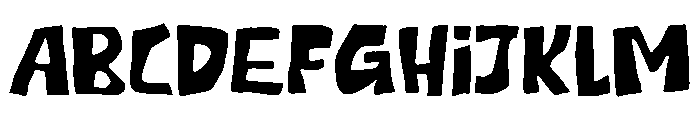 Merv Comeow Font UPPERCASE