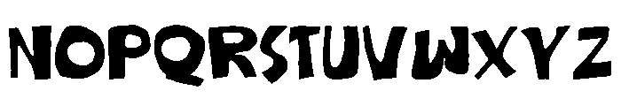 Merv Comeow Font UPPERCASE
