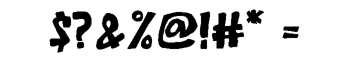 MervComeow Font OTHER CHARS