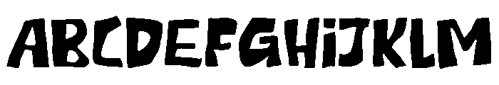 MervComeow Font UPPERCASE