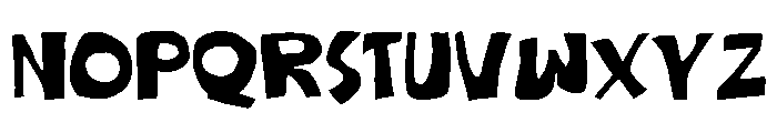 MervComeow Font UPPERCASE