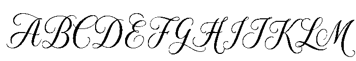 Meryaten Font UPPERCASE