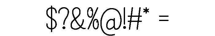 Merynda Font OTHER CHARS
