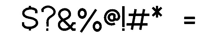 Mesa Serif Regular Font OTHER CHARS