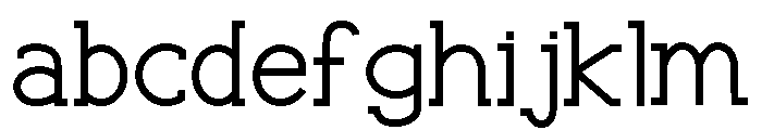 Mesa Serif Regular FONT