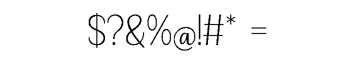 Mesalinya Font OTHER CHARS