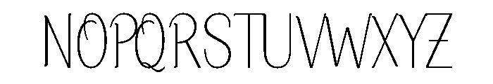 Mesalinya Font UPPERCASE
