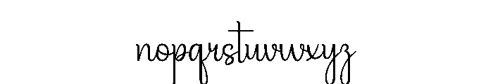 Mesalinya Font LOWERCASE