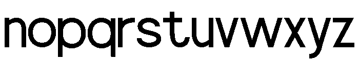 Mesborne Regular Font LOWERCASE