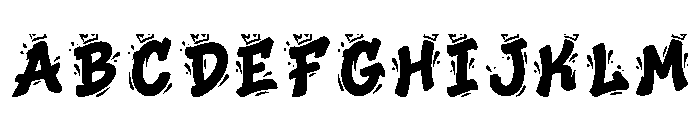 Messalina Regular Font UPPERCASE