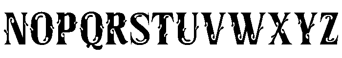 Messy Melted Regular Font UPPERCASE