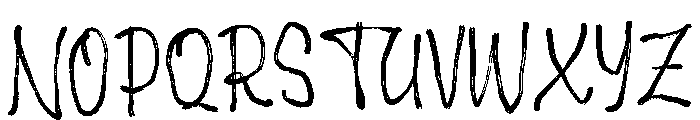 Messy Memoir Font UPPERCASE