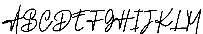 Messy Platters Font UPPERCASE