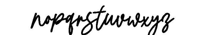 Messy Platters Font LOWERCASE
