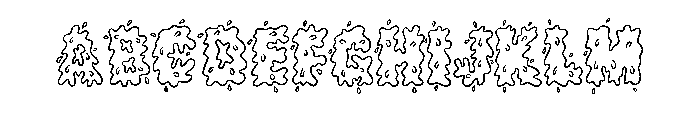 Messy Splatter Doodle B Regular FONT