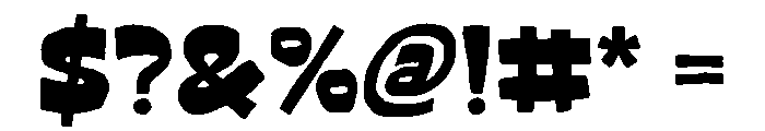 Messy Sunday Regular Font OTHER CHARS