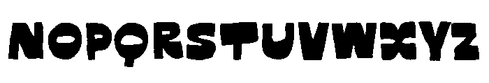 Messy Sunday Regular Font UPPERCASE