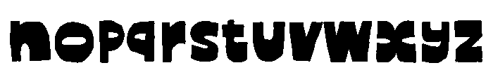Messy Sunday Regular Font LOWERCASE